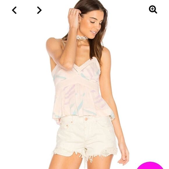 Free People White Distressed Boho Lace Jean Shorts - Picture 5 of 13